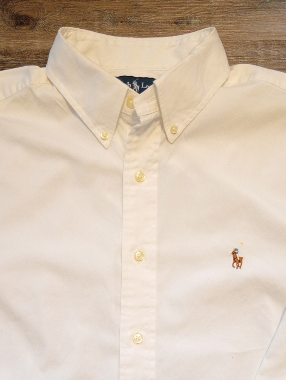 Ralph Lauren White Button Down Oxford Shirt Classic Preppy